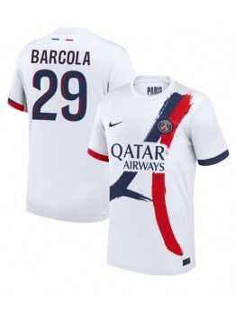 Muži Futbalové oblečenie Paris Saint-Germain Bradley Barcola #29 2024-25 Krátky Rukáv - Preč